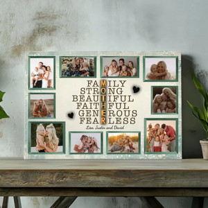 10 Frames, Endless Love: Personalized Canvas for Mom | 89Prints