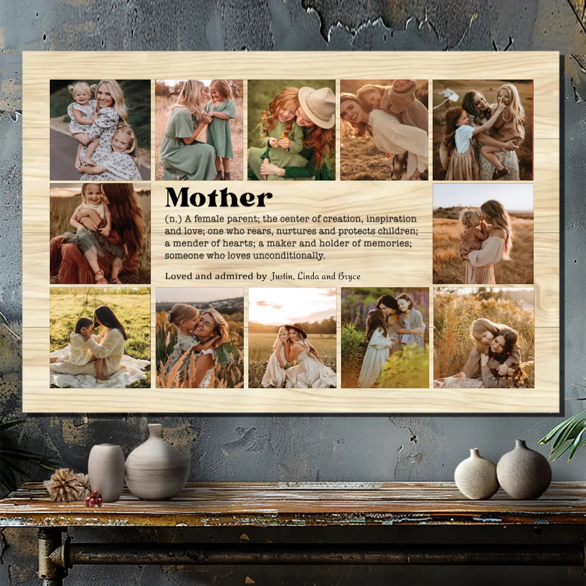 Personalized Mother's Day Gift: 12-Image Canvas Wall Art | 89Prints