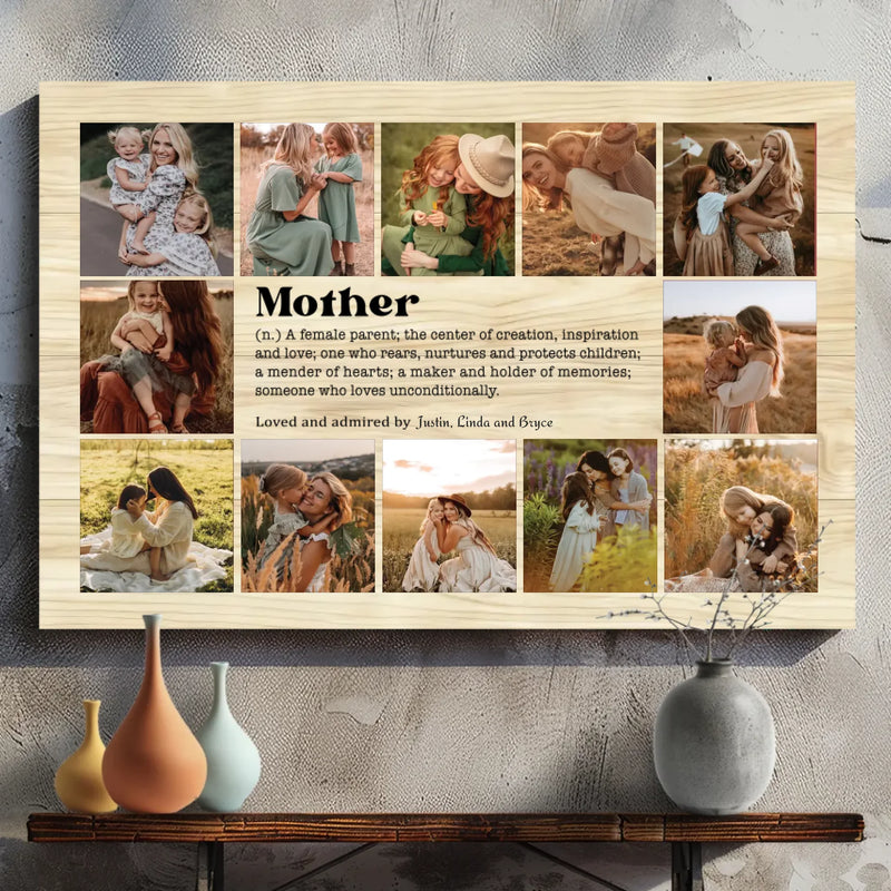 Personalized Mother's Day Gift: 12-Image Canvas Wall Art | 89Prints