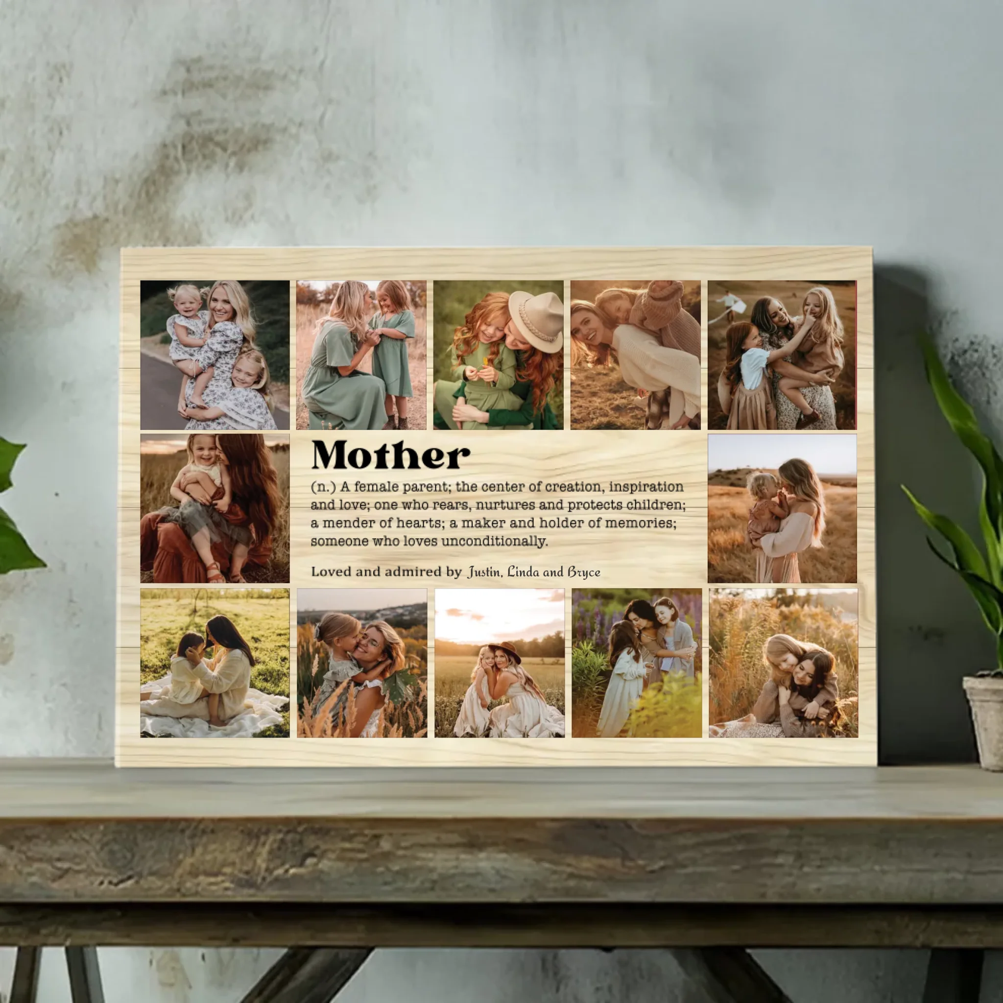 Personalized Mother's Day Gift: 12-Image Canvas Wall Art | 89Prints
