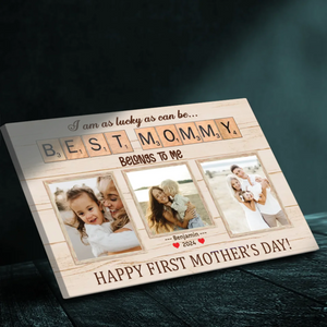 Life's Most Precious Moments: Personalized Mom Canvas Painting At 89Prints