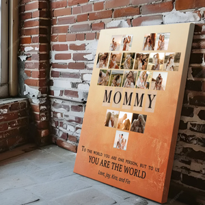 Custom Canvas: Send a Big Heart Remembering a Mother's Great Love