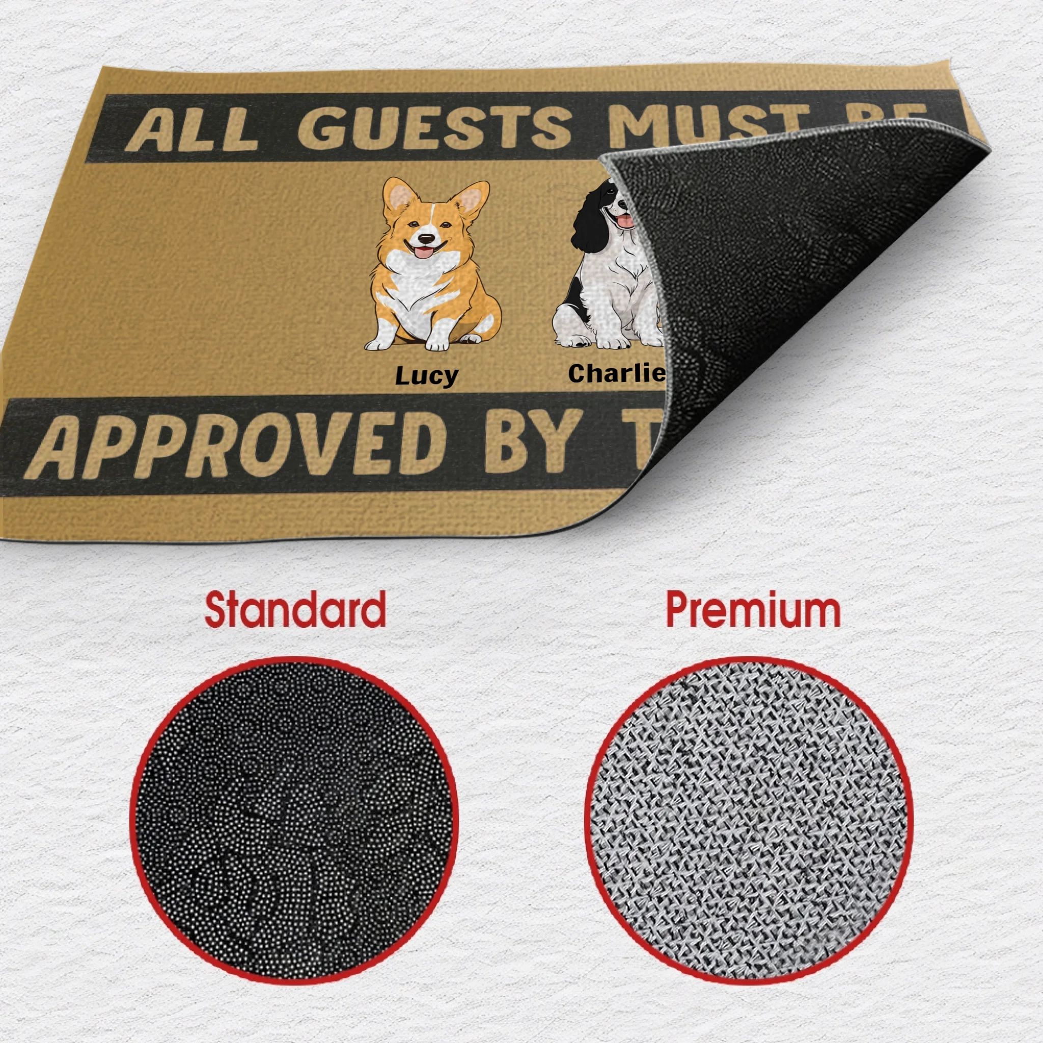 Custom Dog Doormat – Perfect Funny Gift for Pet Owners - 89Prints