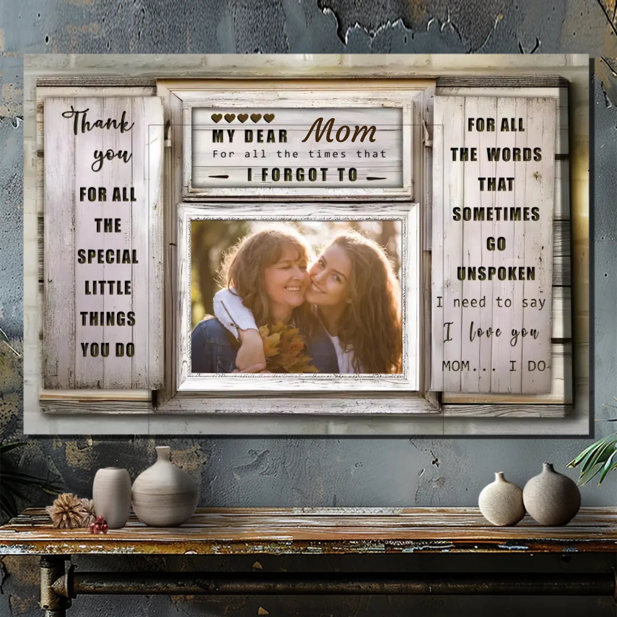 Canvas Painting Thank You For Everything You Have Done | 89Prints