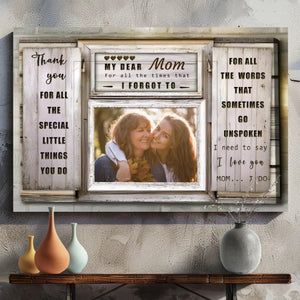 Canvas Painting Thank You For Everything You Have Done | 89Prints