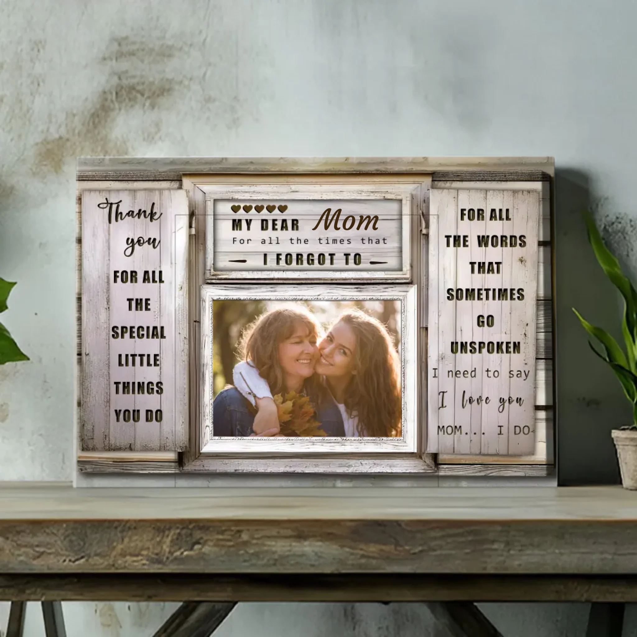 Canvas Painting Thank You For Everything You Have Done | 89Prints