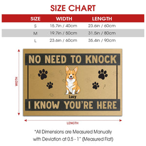 Personalized Dog Doormat – No Need to Knock! - 89Prints