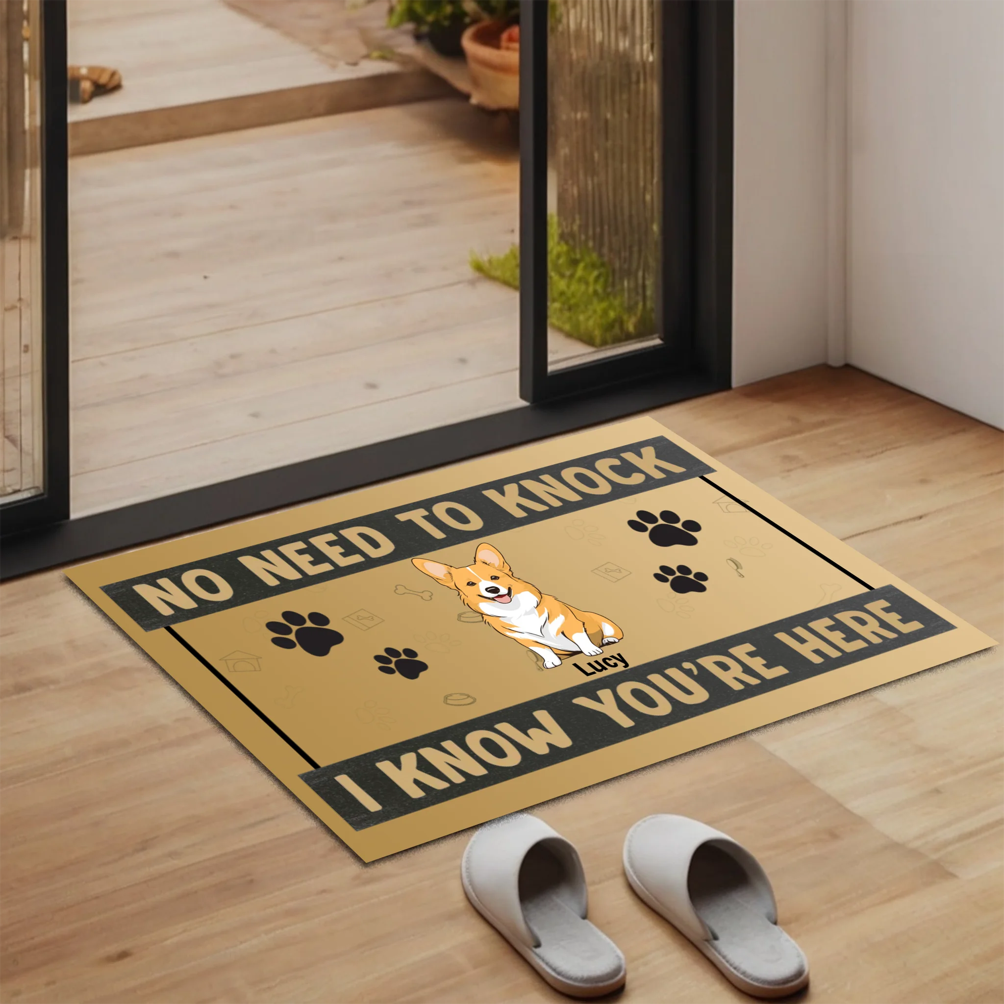 Personalized Dog Doormat – No Need to Knock! - 89Prints