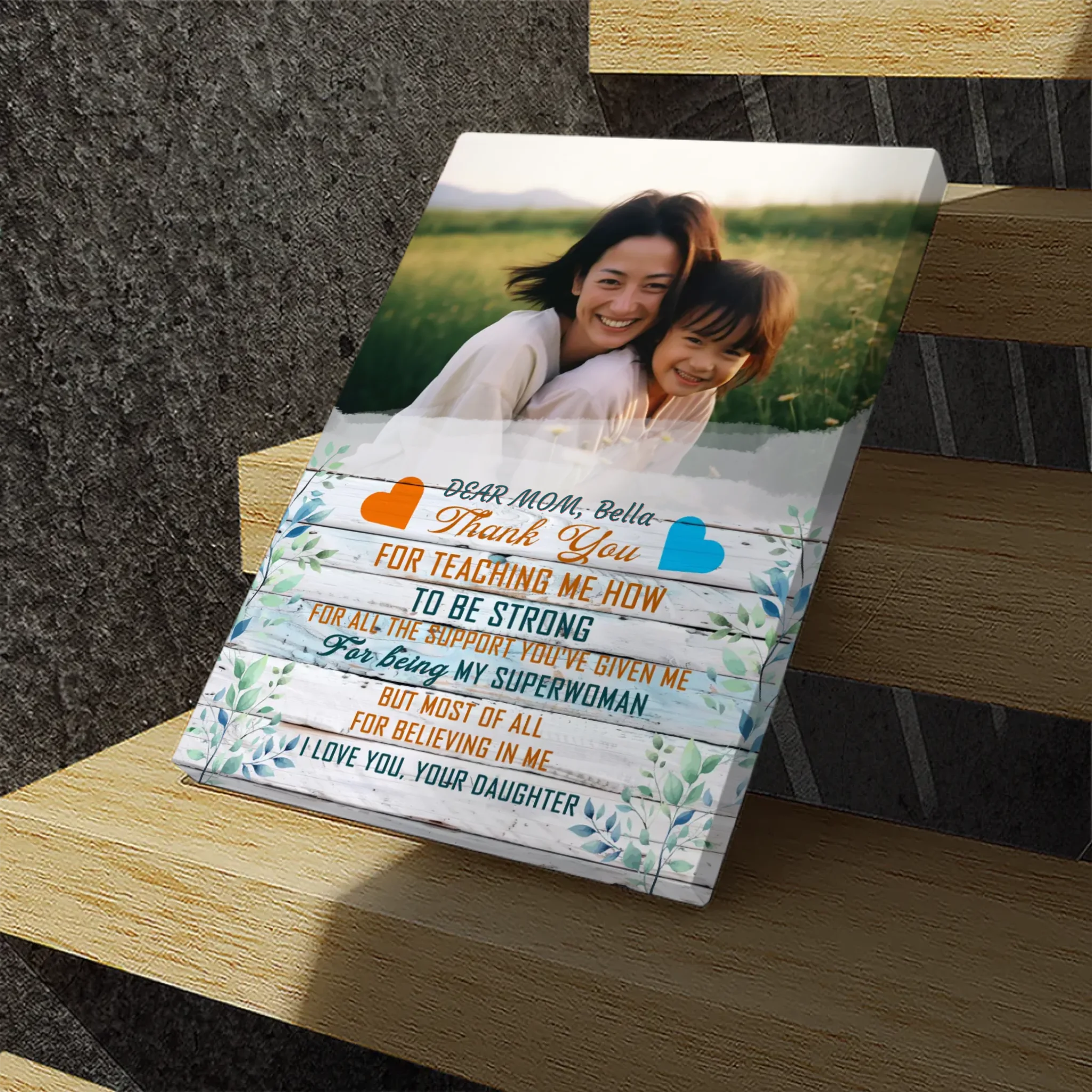 A Heartfelt Thank You: Personalized Canvas for Mom | 89Prints