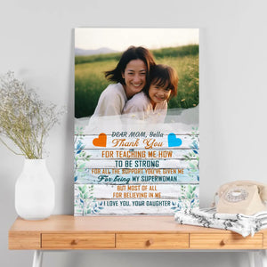 A Heartfelt Thank You: Personalized Canvas for Mom | 89Prints
