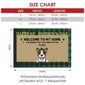 Happy St. Patrick’s Day – Simple & Stylish Welcome Mat - 89Prints