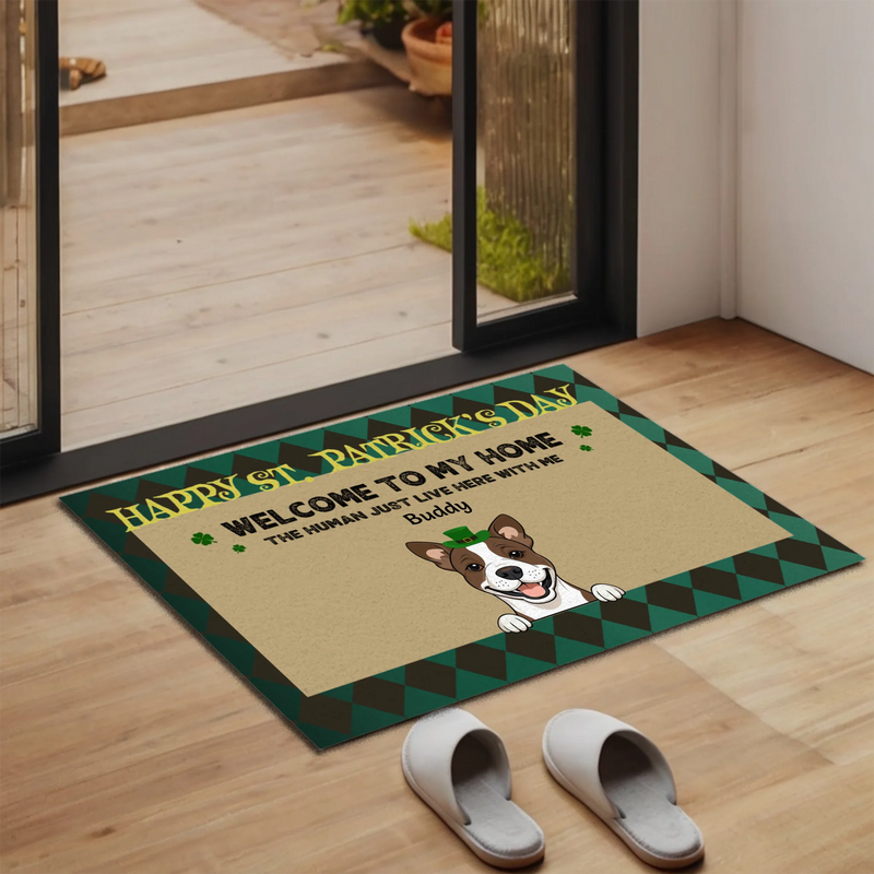 Happy St. Patrick’s Day – Simple & Stylish Welcome Mat - 89Prints