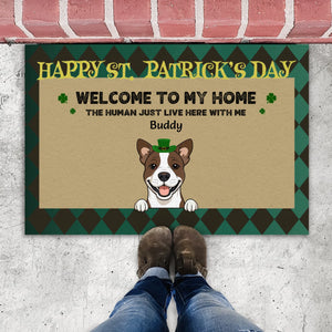 Happy St. Patrick’s Day – Simple & Stylish Welcome Mat - 89Prints