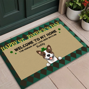 Happy St. Patrick’s Day – Simple & Stylish Welcome Mat - 89Prints