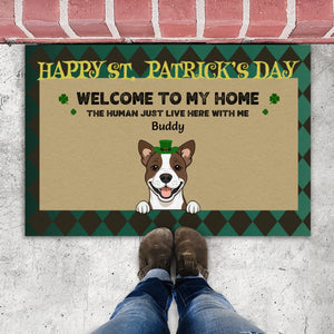 Happy St. Patrick’s Day – Simple & Stylish Welcome Mat - 89Prints