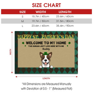 Happy St. Patrick’s Day – Simple & Stylish Welcome Mat - 89Prints