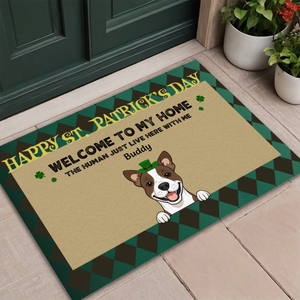 Happy St. Patrick’s Day – Simple & Stylish Welcome Mat - 89Prints