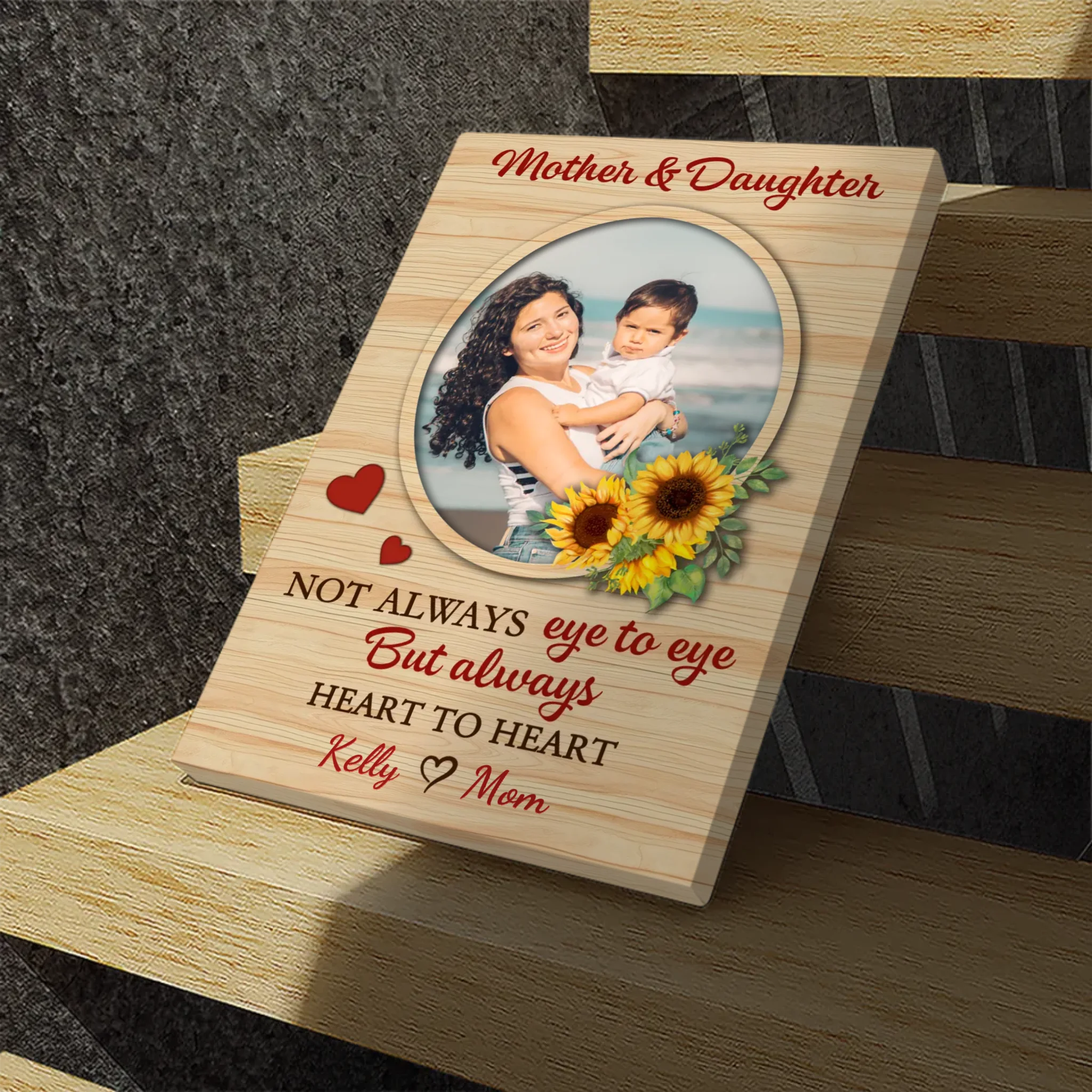 A Mother's Love, A Daughter's Heart: Personalized Canvas 89Prints