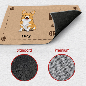 Dog Lover Doormat – Home Is Where Someone Runs to Greet You - 89Prints