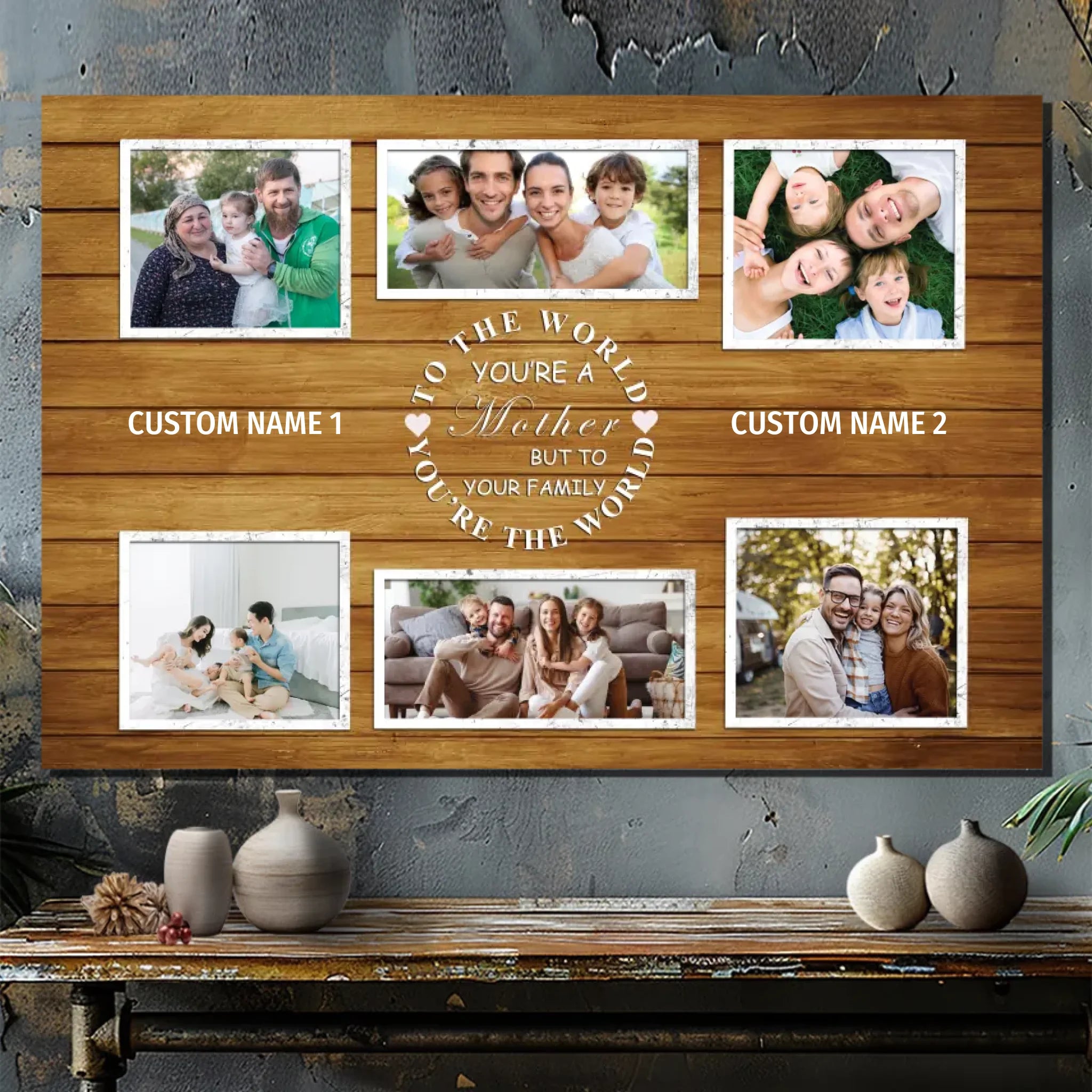 A Mother's Love: Personalized Canvas for the Whole Family | 89Prints