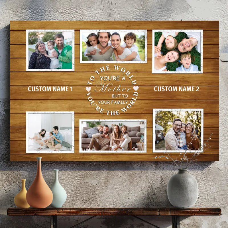 A Mother's Love: Personalized Canvas for the Whole Family | 89Prints