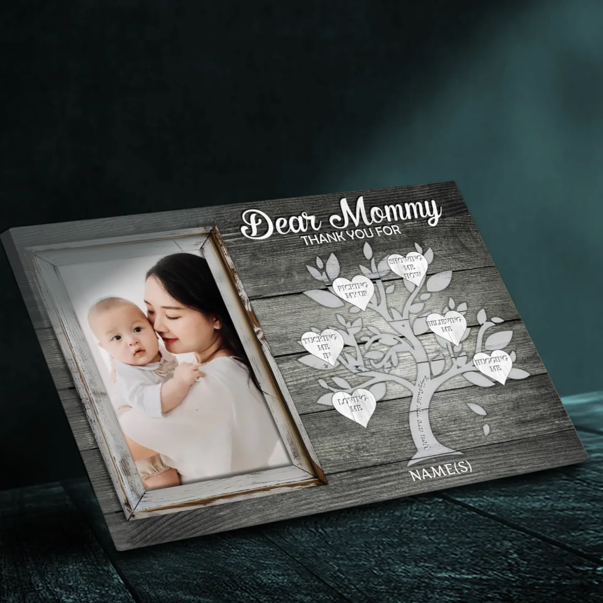 Love Like an Old Tree: A Personalized Canvas Painting to Thank Mother's Love