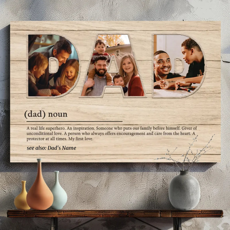 Custom Canvas of the Breadwinner - The Big Love of a Father | 89Prints