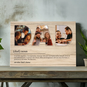 Custom Canvas of the Breadwinner - The Big Love of a Father | 89Prints