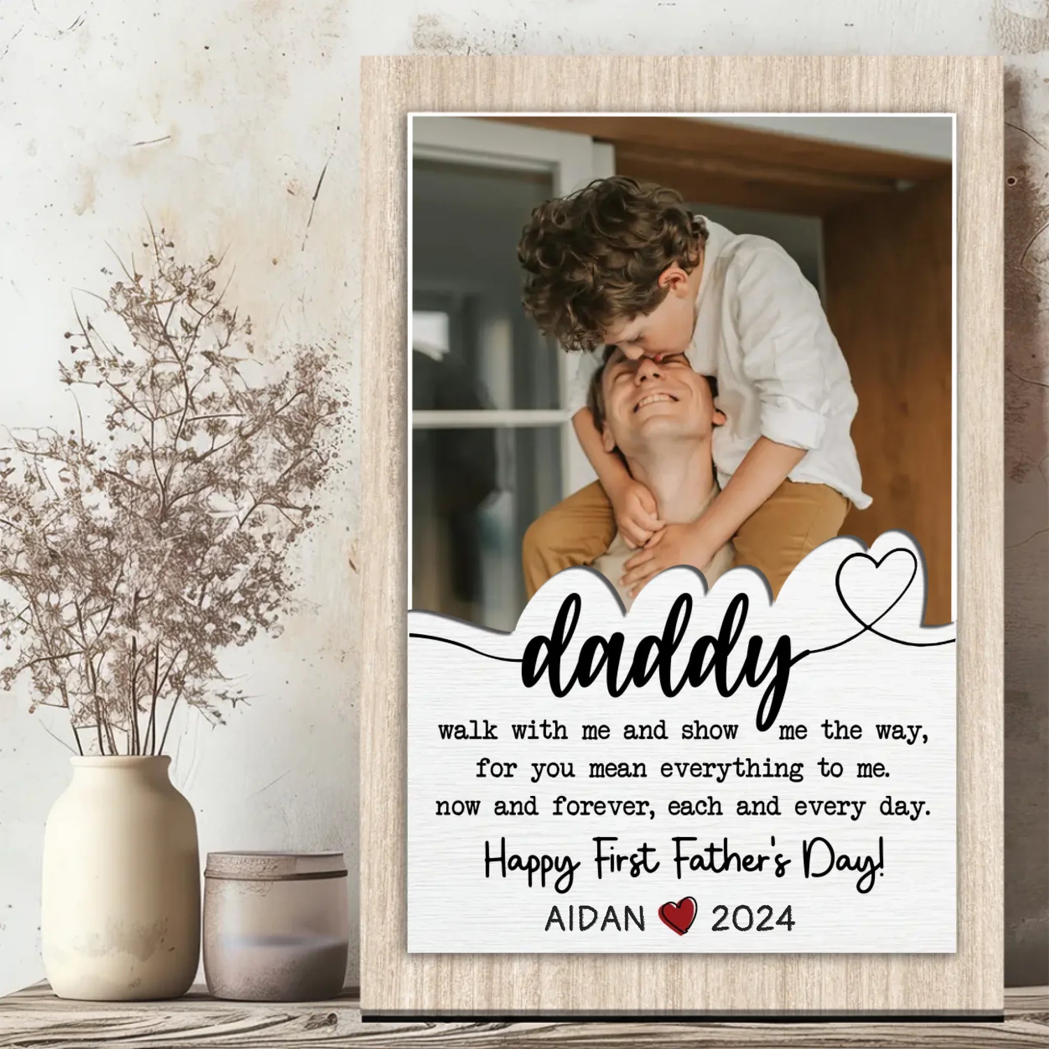 Dad's Custom Canvas Painting: The Best Companion and Guide for Us | 89Prints