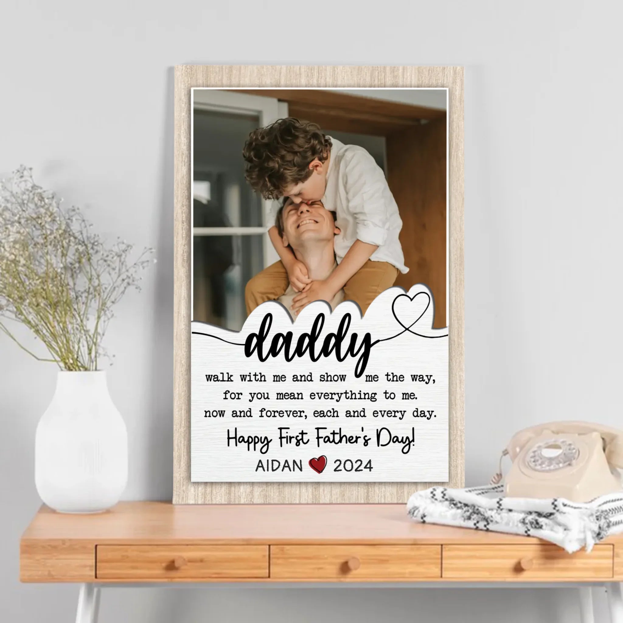 Dad's Custom Canvas Painting: The Best Companion and Guide for Us | 89Prints