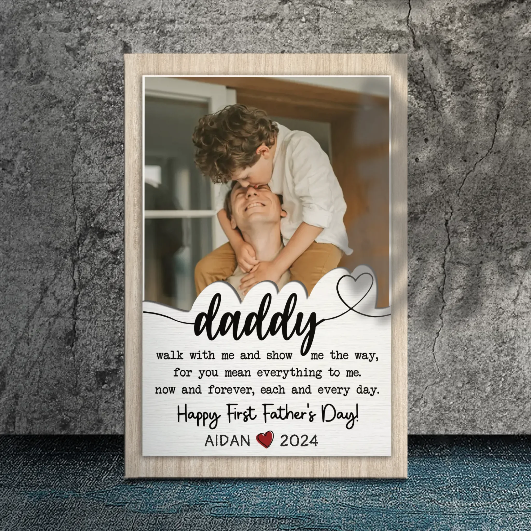 Dad's Custom Canvas Painting: The Best Companion and Guide for Us | 89Prints