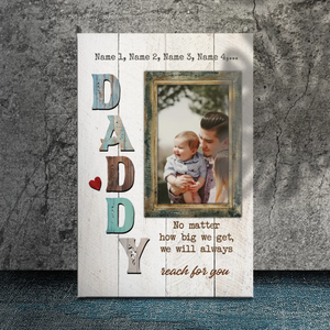 Canvas Wall Painting About Dad At 89Prints: I Will Always Think Of You