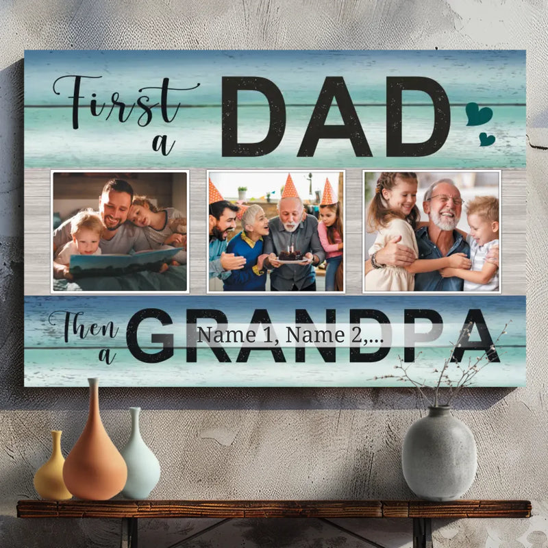 Custom Canvas - Tribute to the Most Important Men in Your Life