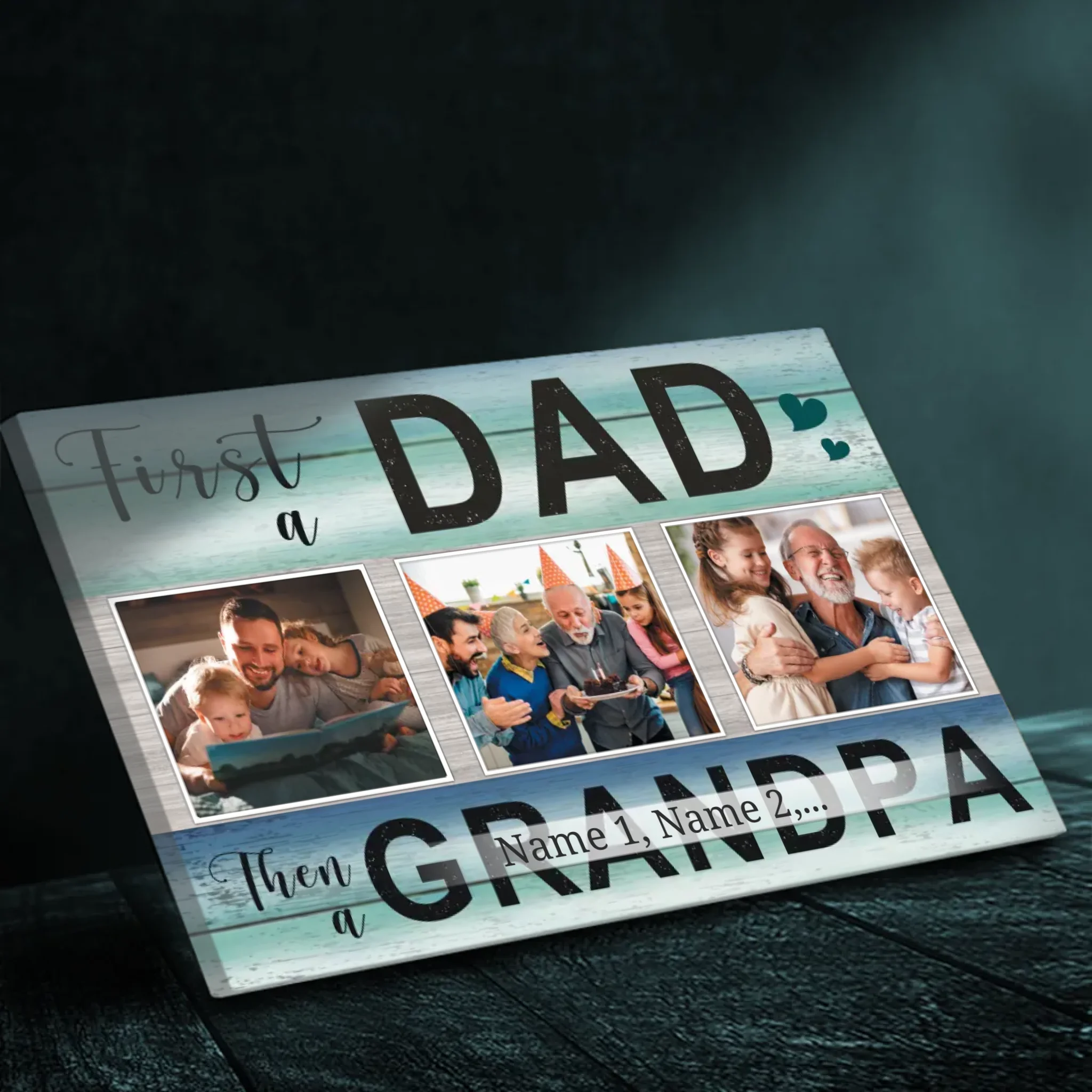 Custom Canvas - Tribute to the Most Important Men in Your Life