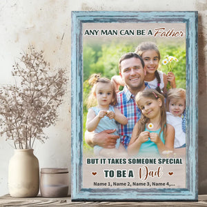 Custom Canvas for Dad - It Takes Someone Special to Be a Dad | 89Prints