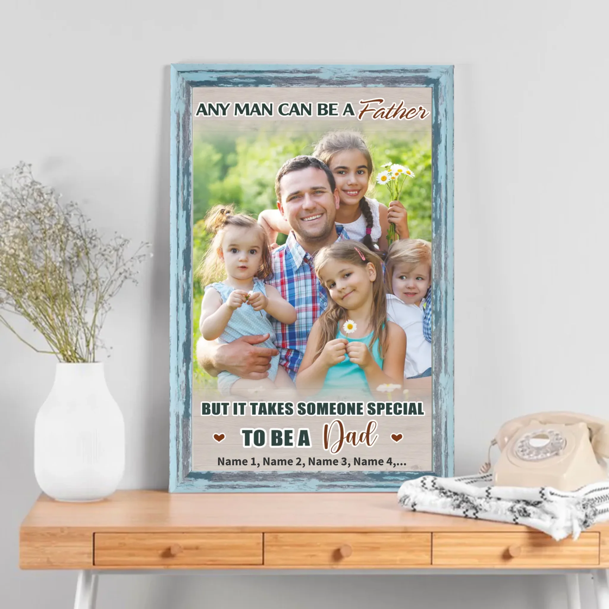 Custom Canvas for Dad - It Takes Someone Special to Be a Dad | 89Prints