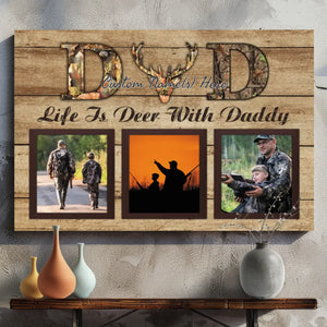 Celebrate the Bond with Your Dad – Customizable Canvas Art | 89Prints