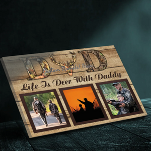 Celebrate the Bond with Your Dad – Customizable Canvas Art | 89Prints