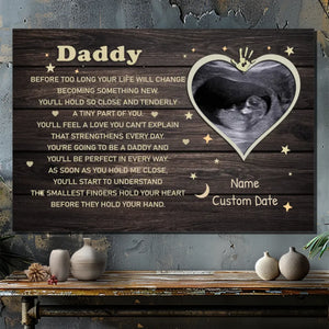 You're Going to Be a Daddy - Heartfelt Custom Canvas Art | 89Prints