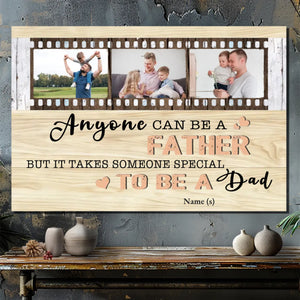 Custom Canvas Painting of Great Dad – Perfect Gift for Dads | 89Prints