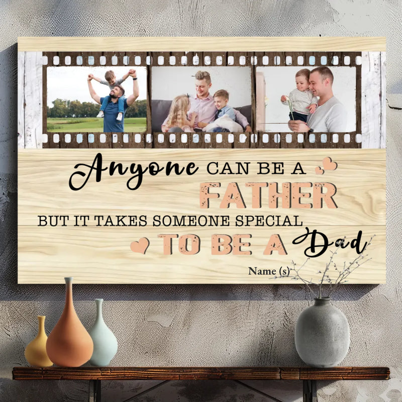 Custom Canvas Painting of Great Dad – Perfect Gift for Dads | 89Prints