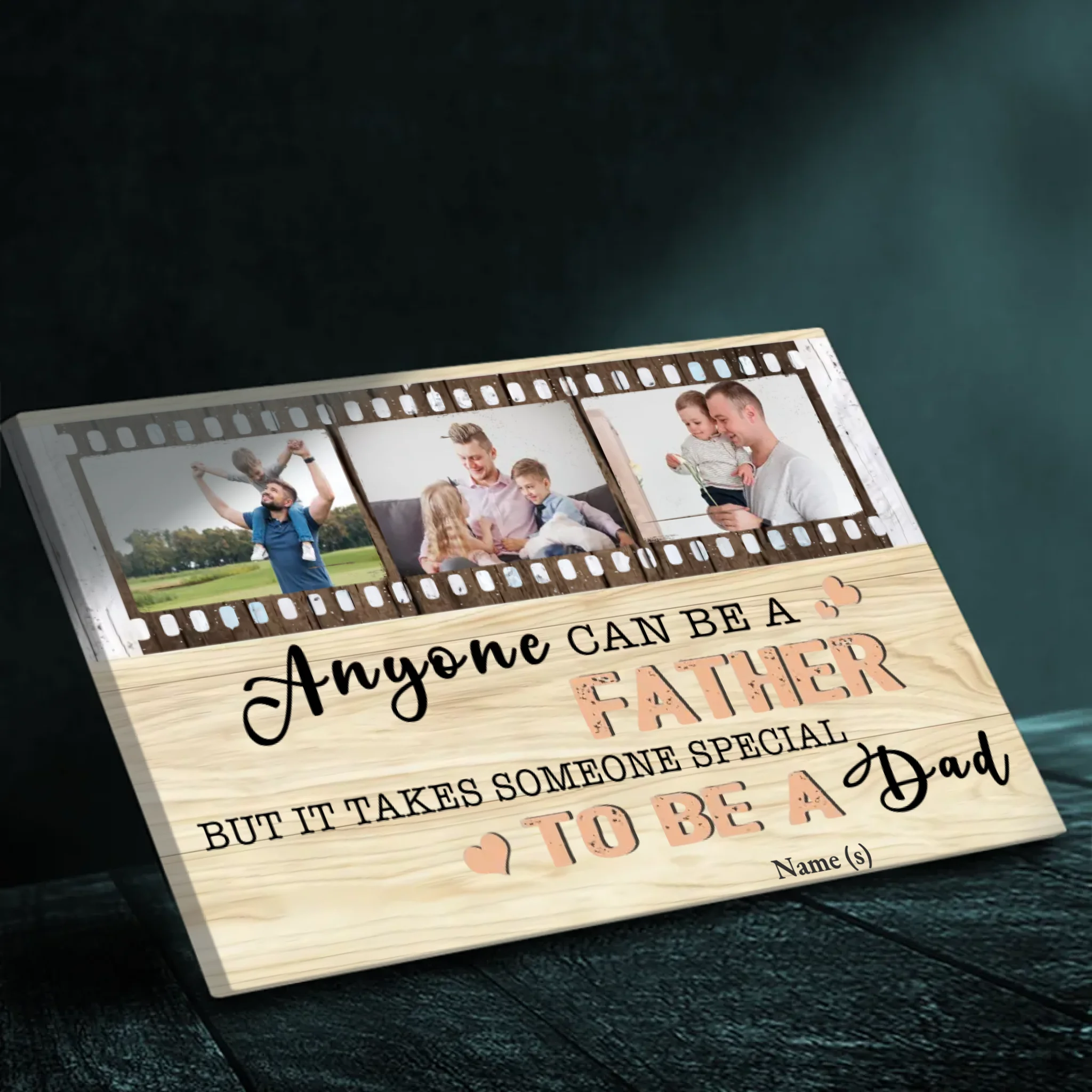 Custom Canvas Painting of Great Dad – Perfect Gift for Dads | 89Prints