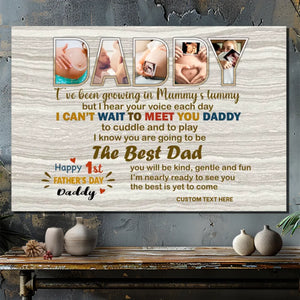 Celebrate Dad's First Father's Day: Custom Canvas 1 | 89Prints