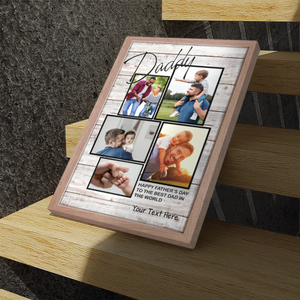 Custom Father’s Day Canvas – Celebrate the Best Dad with 5 Personalized Photos