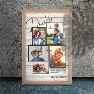 Custom Father’s Day Canvas – Celebrate the Best Dad with 5 Personalized Photos