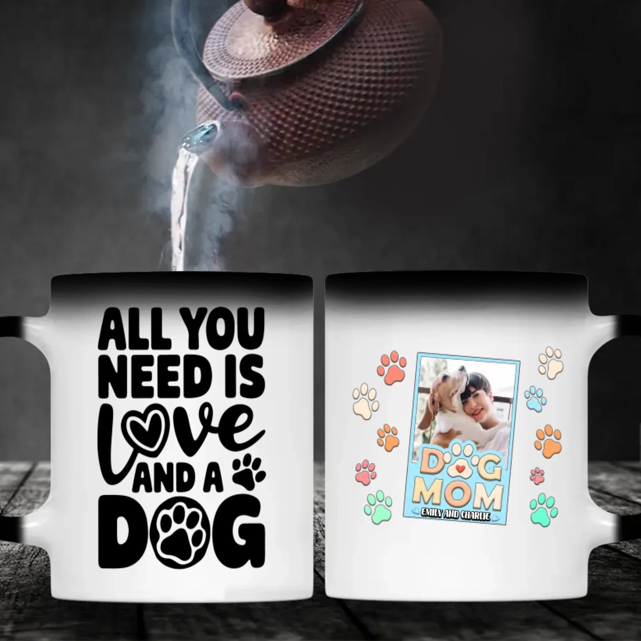 All You Need Is Love and a Dog Mug – Heartwarming Gift for Dog Moms - 89Prints