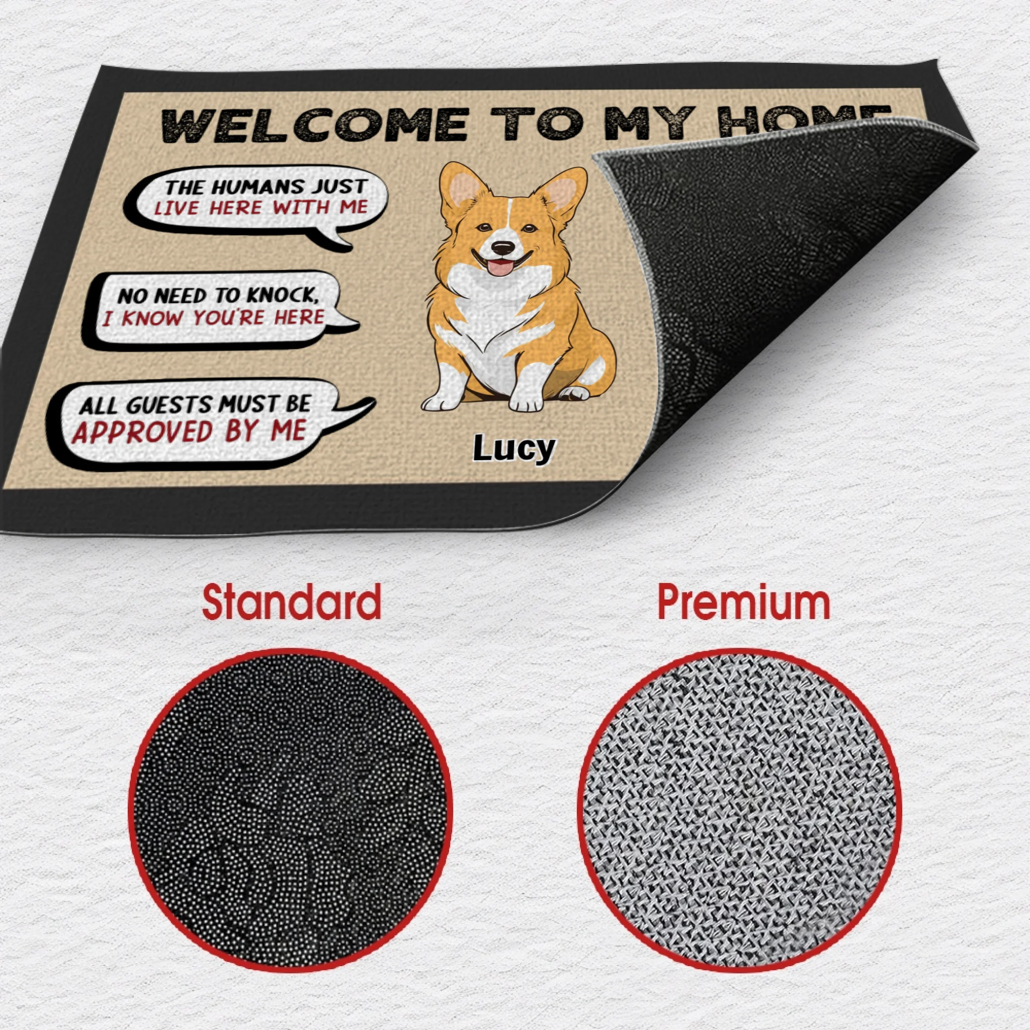 Welcome Doormat – Simple & Elegant Entryway Mat - 89Prints