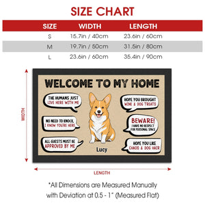 Welcome Doormat – Simple & Elegant Entryway Mat - 89Prints