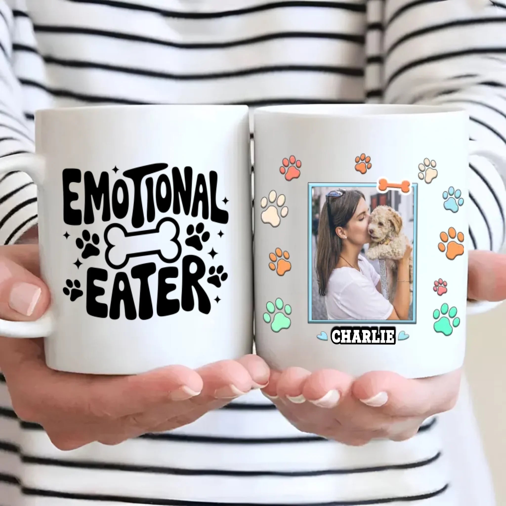 Emotional Eater Mug – Funny & Relatable Gift for Food Lovers and Stress Snackers - 89Prints