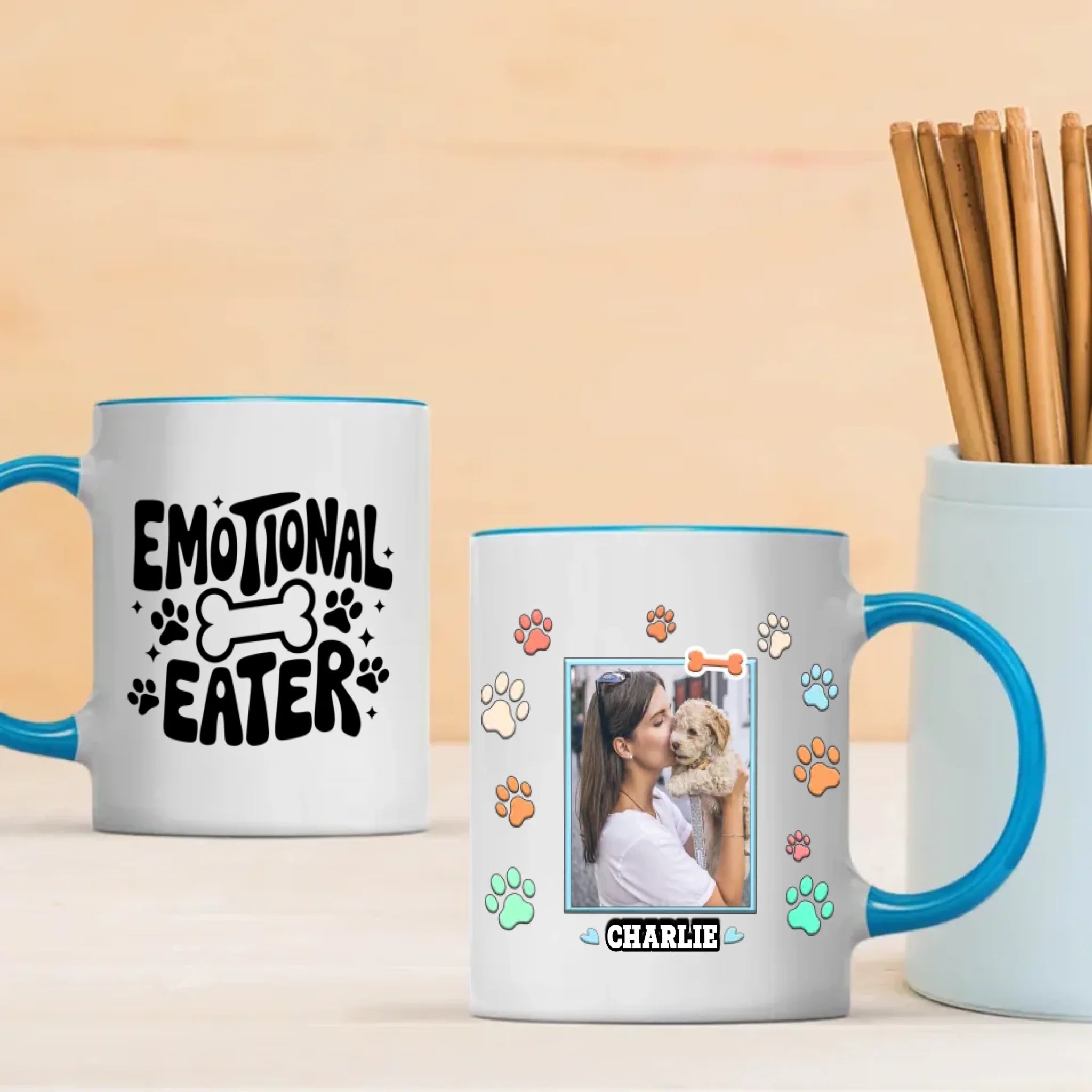 Emotional Eater Mug – Funny & Relatable Gift for Food Lovers and Stress Snackers - 89Prints